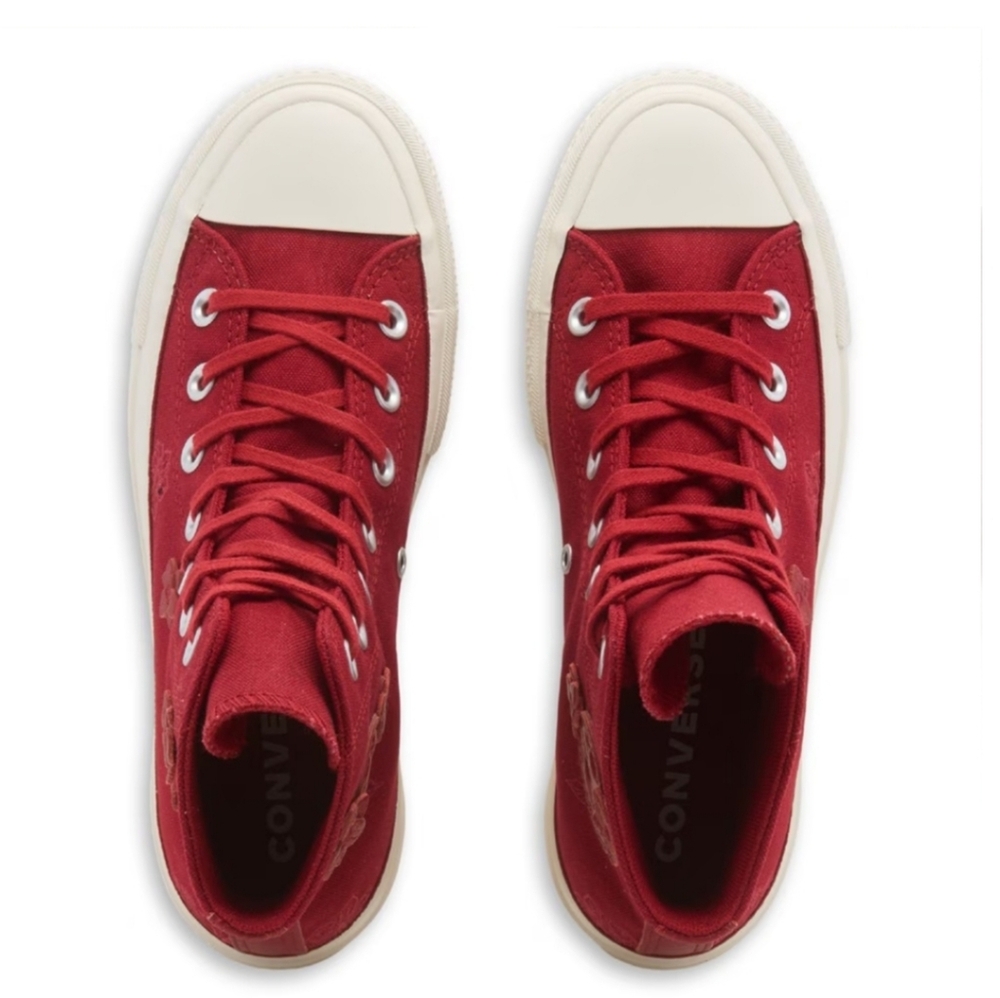 NIB Converse Chuck Taylor All Star Hi Lift Floral High Top Platform Sneakers - Picture 2 of 7